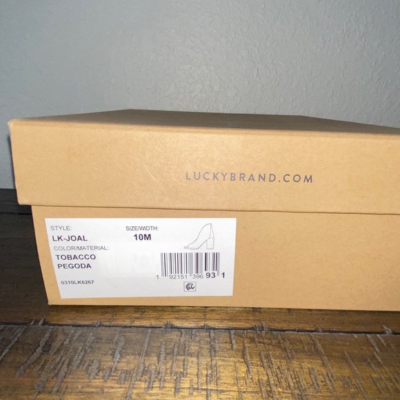 NEW Lucky Brand open toe boots size 10 - Picture 3 of 3